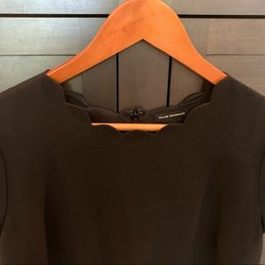 Black Crepe Club Monaco Dress Sz 6